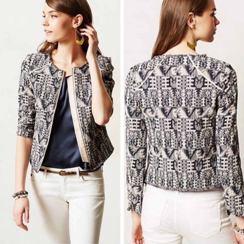 Anthropologie Hei‎ Hei Faifo Tweed Jacket.